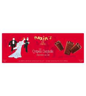 Cardbox 18 lace crepes | Milk chocolate 90 g Maxim’s