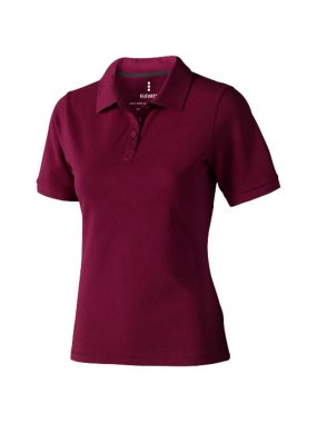 Dámska polokošeľa (Calgary ladies polo Elevate) > červená (burgundy) > XS