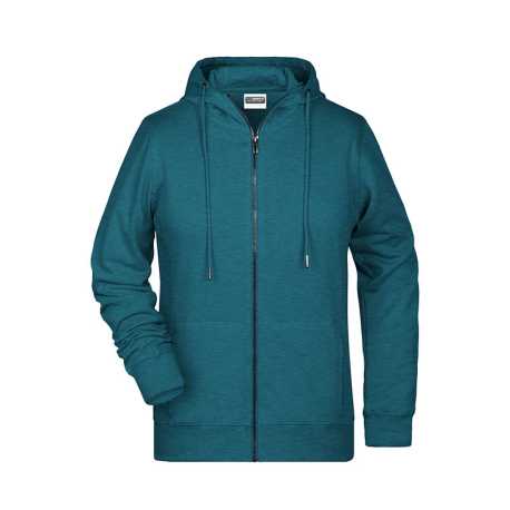 Dámska mikina(DAIBER Ladies Zip Hoody) > modrá (petrol melange) > XS