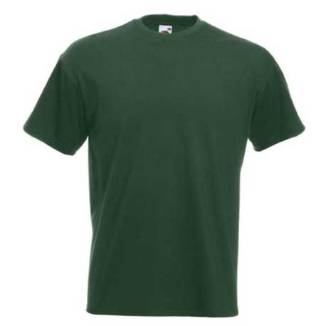 Pánske tričko (FRUIT OF THE LOOM Super Premium T) > zelená (bottle) > S