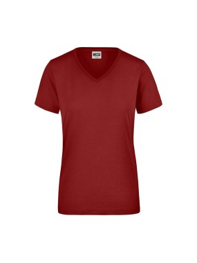 Dámske tričko(J&N LADIES' T-SHIRT) > červená (wine) > L