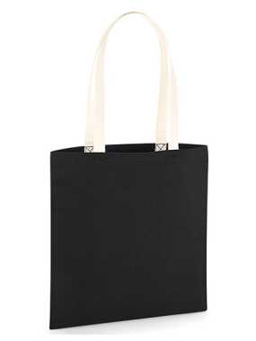 Nákupná taška z bavlny (WM EarthAware Organic Bag for Life) > čierna / béžová (natural)