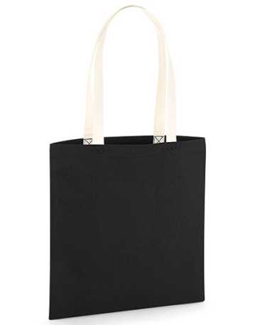Nákupná taška z bavlny (WM EarthAware Organic Bag for Life) > čierna / béžová (natural)