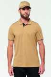 Pánska polokošeľa(DTW MEN'S SHORT-SLEEVED CONTRASTING POLO SHIRT)>čierna/zelená(kelly)>3XL