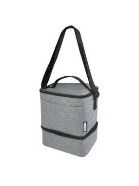 Chladící taška na oběd z RPET plastu pro 9 plechovek Tundra>šedá (light)