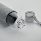 Fľaša 500ml z recyklovaného skla v obale > šedá (dark)