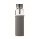 Fľaša 500ml z recyklovaného skla v obale > šedá (dark)