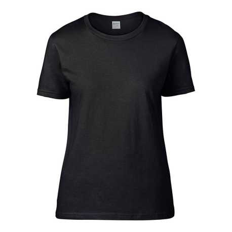 Dámske tričko (GILDAN PREMIUM COTTON LADIES T-SHIRT) > čierna > M