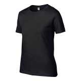 Dámske tričko (GILDAN PREMIUM COTTON LADIES T-SHIRT) > čierna > M