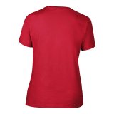 Dámske tričko (GILDAN PREMIUM COTTON LADIES T-SHIRT) > červená > S