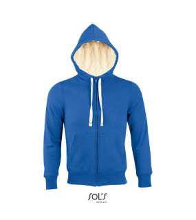 Unisex mikina (SOLS SHERPA UNISEX ZIPPED JACKET) > modrá (royal) > L