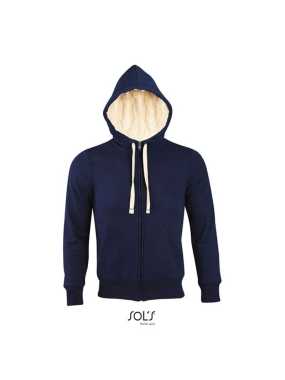 Unisex mikina (SOLS SHERPA UNISEX ZIPPED JACKET) > modrá (french navy) > L