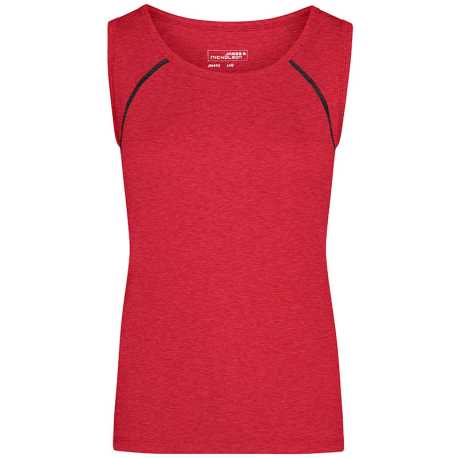 Dámske tielko(DAIBER Ladies Sports Tanktop) > červená (melange) > XS