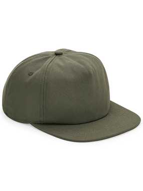 5 panelová unisex šiltovka(BF Organic Cotton Unstructured 5 Panel Cap)>zelená(olive)