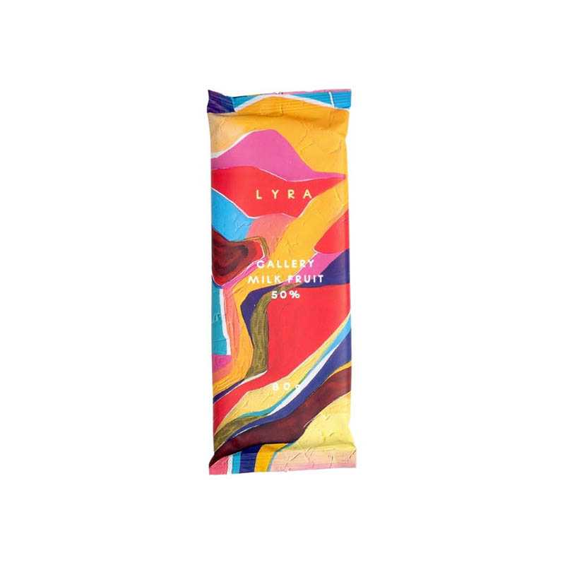 Čokoláda Lyra Gallery Milk fruit 80 g