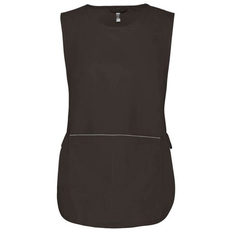 Dámska tunika (KARIBAN LADIES' TUNIC) > hnedá (chocolate) > L/XL