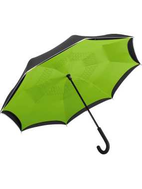 Dáždnik (FARE Regular umbrella Contrary) > čierna / zelená (lime)