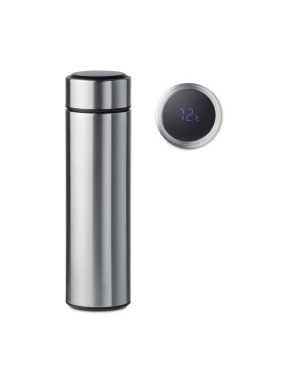 Termoska s LED teplomerom a čajový luhovač > strieborná (matt)