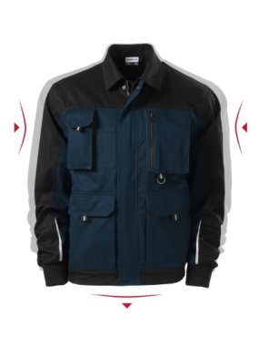 Pánska bunda (RIMECK Woody) > modrá (tmavo) > 56/58