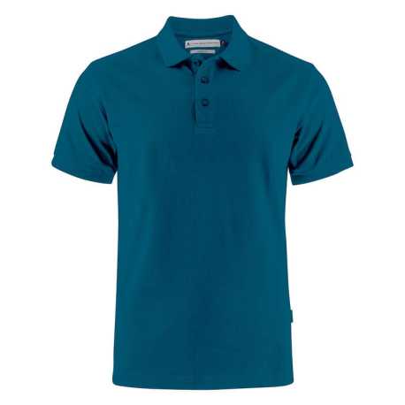 Pánska polokošeľa (James Harvest NEPTUNE POLO MODERN FIT) > modrá (petrol) > M