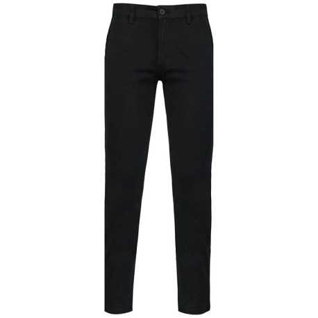 Pánske nohavice (Kariban"MEN'S CHINO TROUSERS") > čierna > 38
