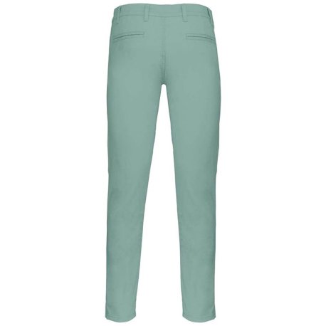 Pánske nohavice (Kariban"MEN'S CHINO TROUSERS") > zelená (sage) > 38