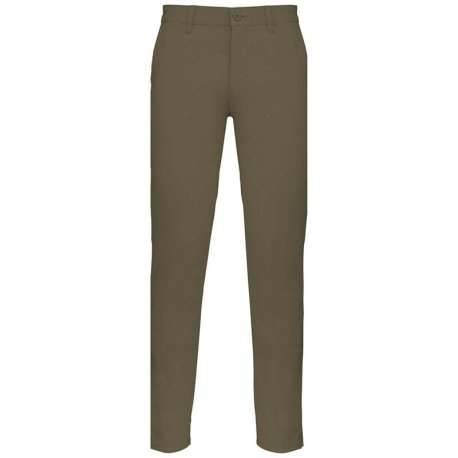 Pánske nohavice (Kariban"MEN'S CHINO TROUSERS") > hnedá (light khaki) > 38