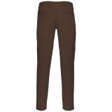Pánske nohavice (Kariban"MEN'S CHINO TROUSERS") > hnedá (chocolate) > 38