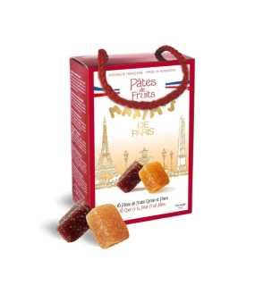 Cardbox of 16 fruit jellies from Auvergne 112 g Maxim’s