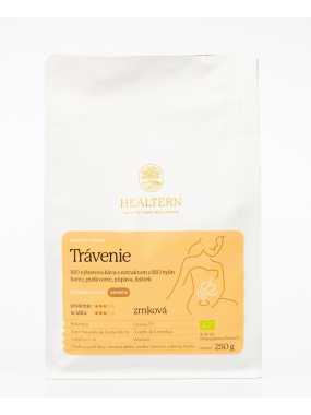 Healtern Specialty Coffee Trávenie zrnková 250g SK BIO 1