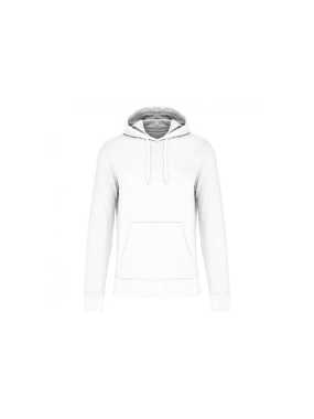 Pánska mikina (KARIBAN MEN'S ECO-FRIENDLY SWEATSHIRT) > biela > S