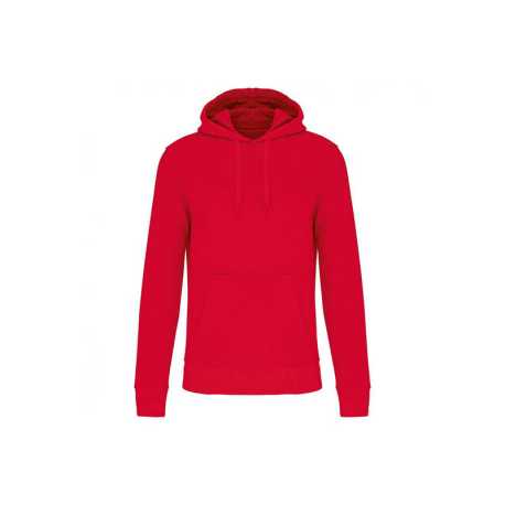 Pánska mikina (KARIBAN MEN'S ECO-FRIENDLY SWEATSHIRT) > červená > 2XL