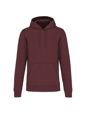 Pánska mikina (KARIBAN MEN'S ECO-FRIENDLY SWEATSHIRT) > červená (wine heather) > 4XL