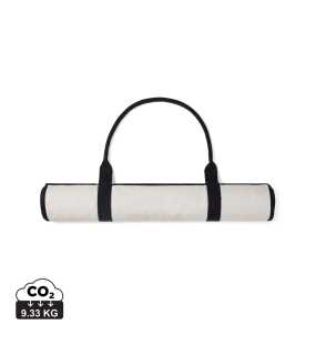 Plážová podložka VINGA Volonne z recykl. canvas AWARE™ > biela (off)