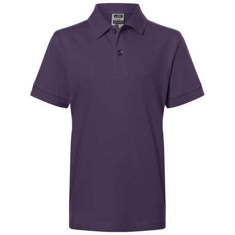 Detská polokošeľa (DAIBER Classic Polo Junior) > fialová (aubergine) > XS