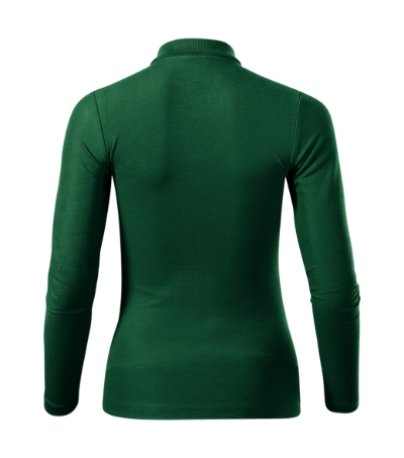 Dámska polokošeľa (MALFINI Pique Polo LS) > zelená (dark) > XS