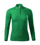 Dámska polokošeľa (MALFINI Pique Polo LS) > zelená (trávová) > M