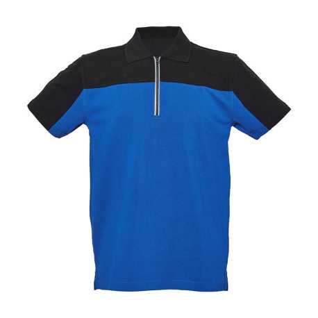 Pánska polokošeľa (GORIZIA by JR) > modrá (royal) / čierna > 3XL