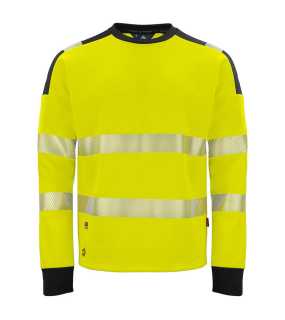 Pánska mikina (PROJOB SWEATSHIRT CL. 3/2) > žltá / čierna > L