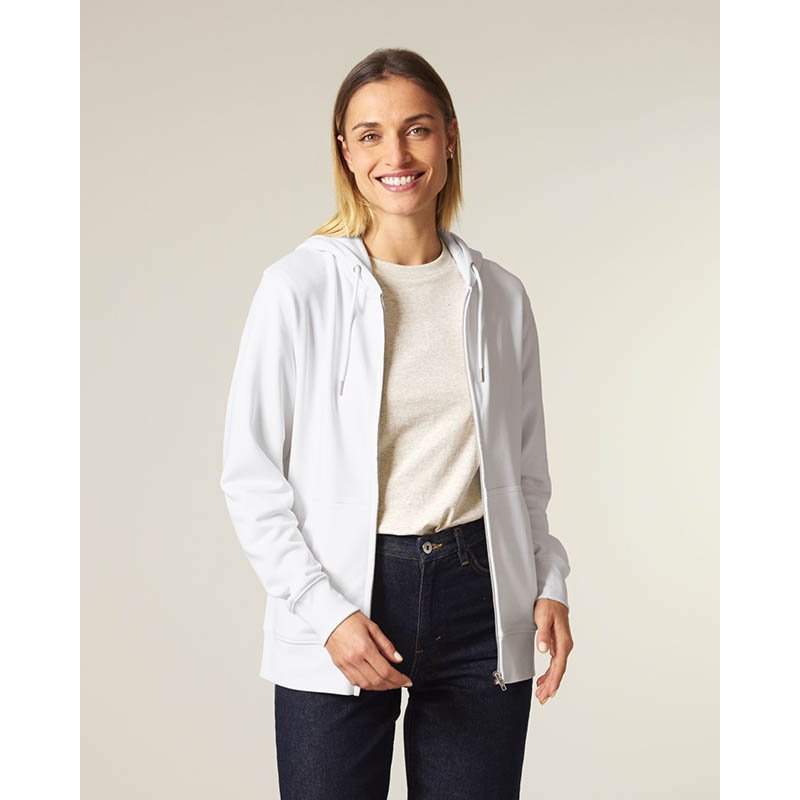 Unisex mikina (STANLEY\STELLA Connector 2.0) > biela > 3XL