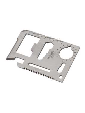 Viacúčelové náradie vo forme kreditnej karty > strieborná