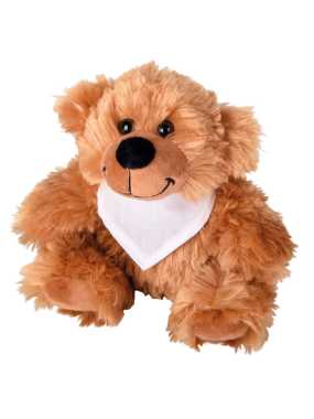 Plyšová hračka > hnedá / biela