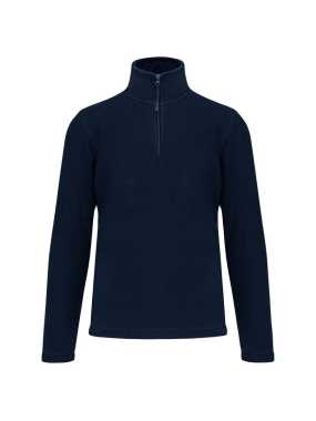 Unisex fleece mikina ( Kariban Enzo Zip Neck Outdoor Fleece ) > modrá (navy) > M