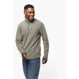 Unisex fleece mikina ( Kariban Enzo Zip Neck Outdoor Fleece ) > oranžová > XL