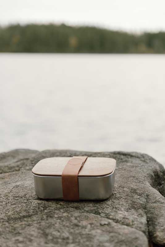 Krabička na jedlo VINGA Ciro z RCS recykl. ocele > strieborná