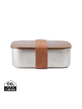 Krabička na jedlo VINGA Ciro z RCS recykl. ocele > strieborná