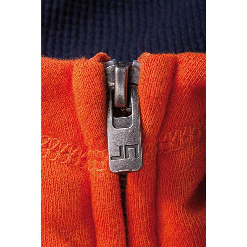 Pánska mikina (JN Men's Lifestyle Zip-Hoody) > oranžová (dark) / modrá (navy) > S