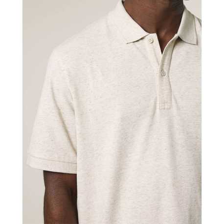 Unisex polokošeľa (STANLEY\STELLA Prepster 2.0) > biela (eco heather) > 2XS