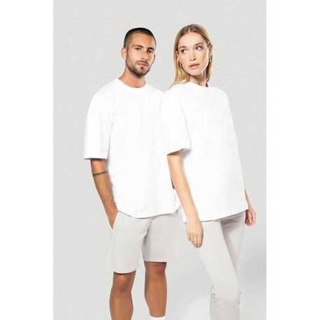 Unisex tričko (OVERSIZED SHORT SLEEVE UNISEX T-SHIRT) > šedá (oxford) > XL