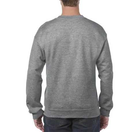 Unisex mikina (GILDAN ADULT CREWNECK SWEATSHIRT) > šedá (graphite heather) > L